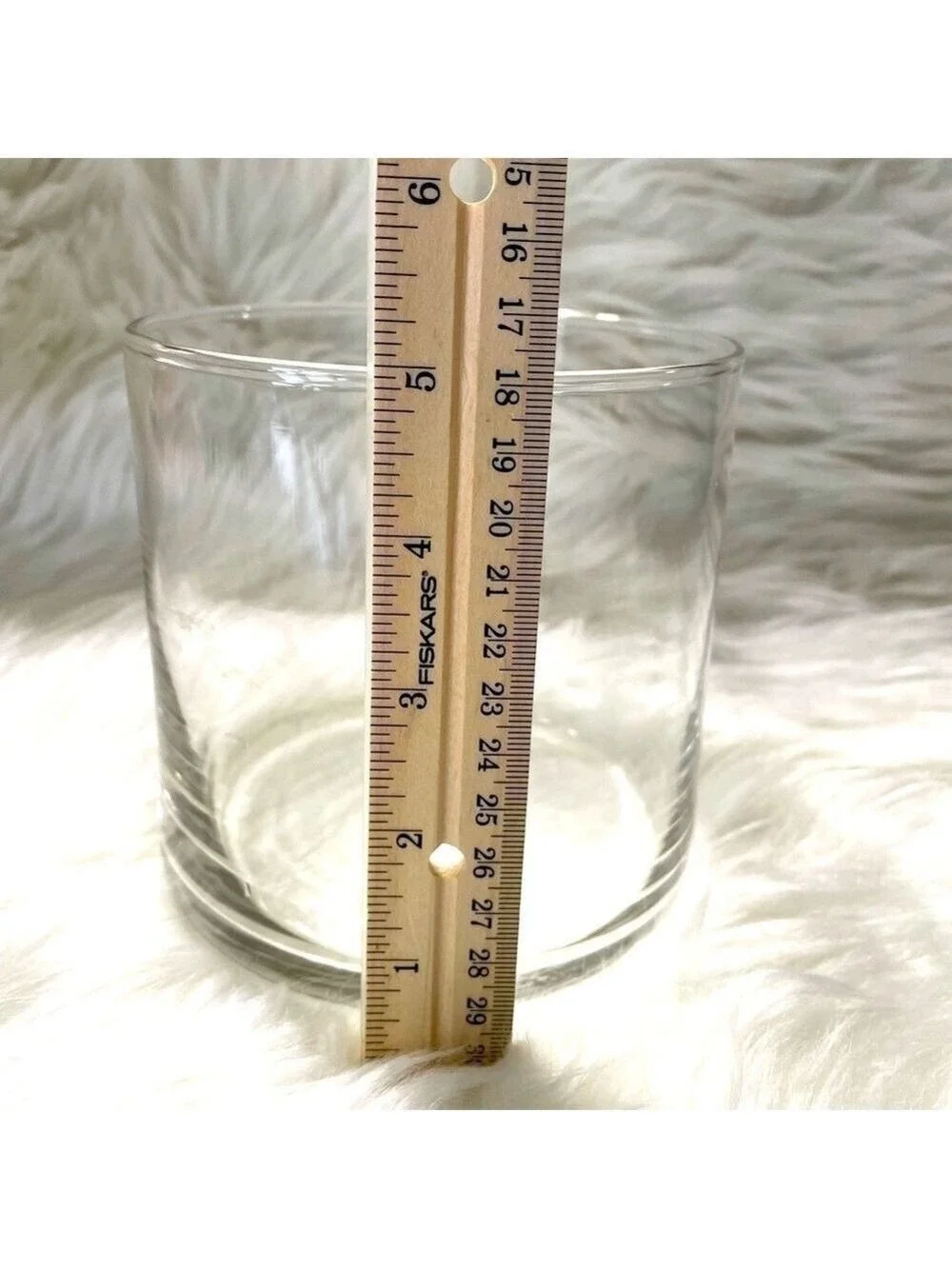 Glass Vase Cylindrical Clear